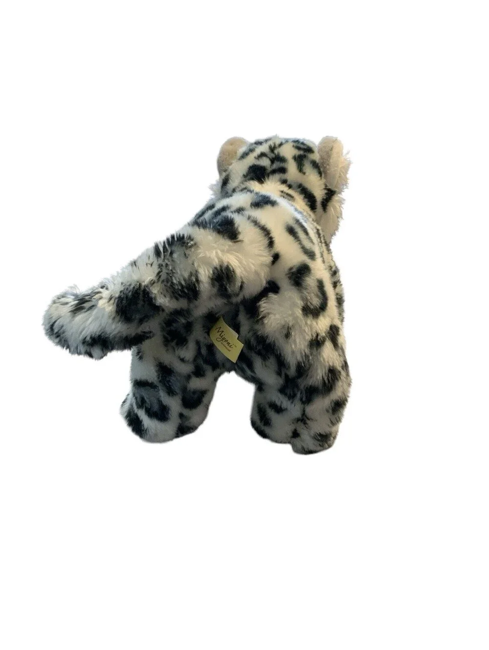 Miyoni Aurora World Snow Leopard Realistic 11” Plush